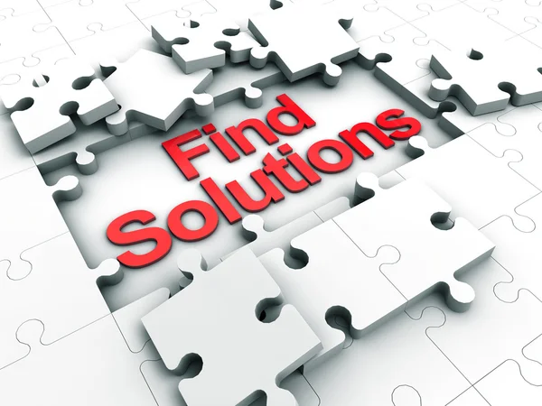 Encontrar soluções — Fotografia de Stock