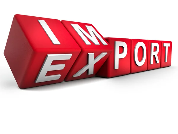 Import - Export — Stockfoto