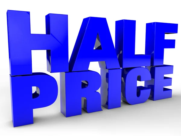 Half Price — Stock Photo, Image