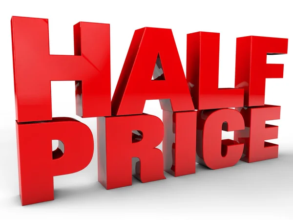 Half Price — Stock Photo, Image