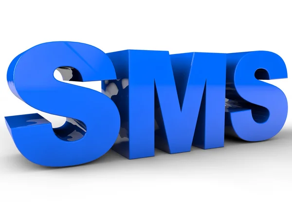 SMS - Short Message Service — Stock Photo, Image