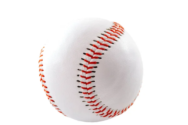 Sports Equipment American Leisure Activity Concept White Leather Ball Used — Stock Photo, Image