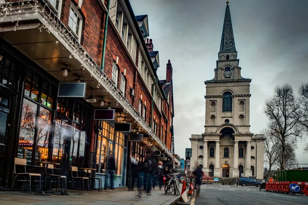 Christ Church Spitalfields London Borough Tower Hamlets England Anglikánský Kostel — Stock fotografie