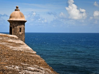 san juan eski kalede castillo san felipe del morro, puerto rico adlı