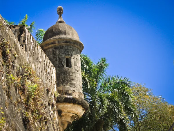 The old fort in San Juan named Castillo San Felipe del Morro, Puerto Rico — Stock Photo, Image