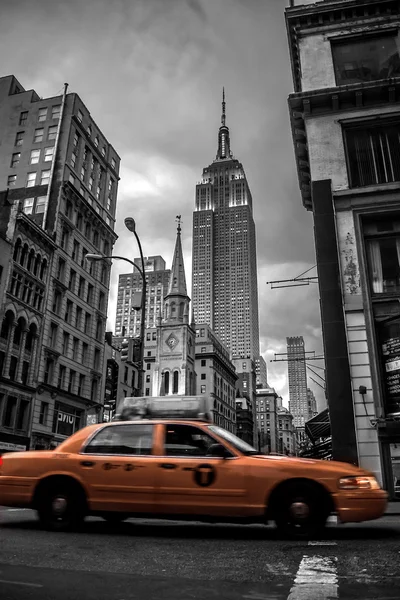 Улица Нью-Йорка в центре города Стоковое Фото