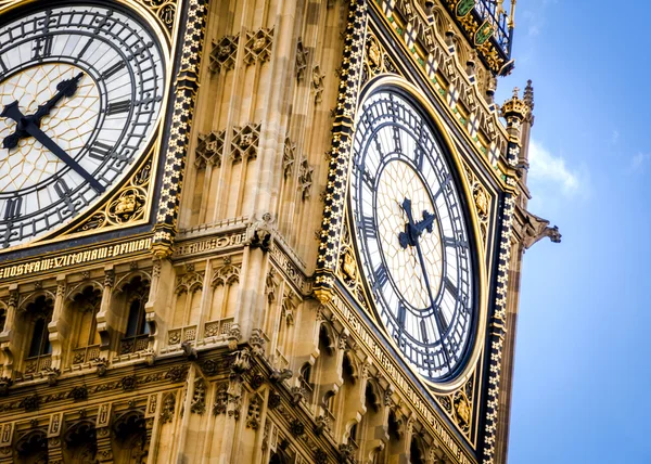 Närbild på Big Ben — Stockfoto