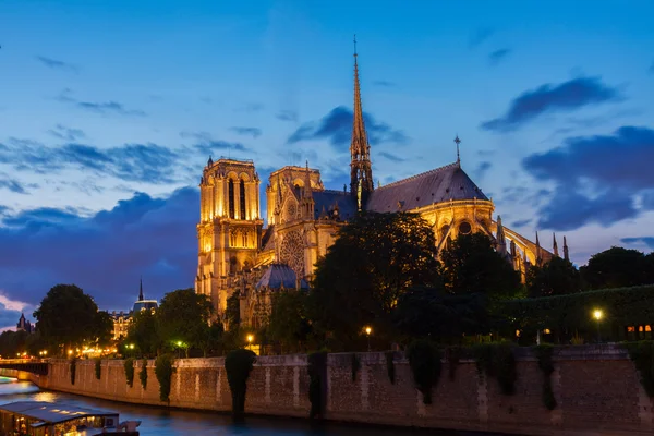 Notre Dame katedralen, Paris Frankrike — Stockfoto