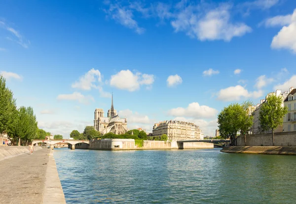 Katedrála Notre Dame, Paříž Francie — Stock fotografie