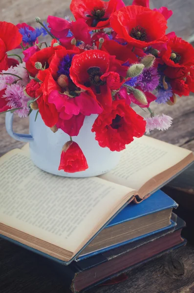 Stapel alter Bücher — Stockfoto