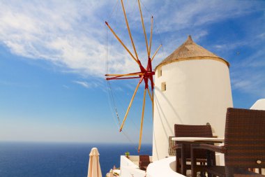 oia, santorini, yel değirmeni