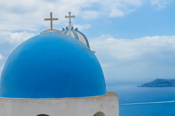 Campana y caldera de la isla de Santorini, Grecia —  Fotos de Stock