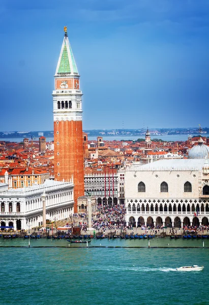 San Marco square waterfront, Venice — Stock Photo, Image