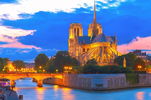 Catedral de Notre Dame, Paris França — Fotografia de Stock