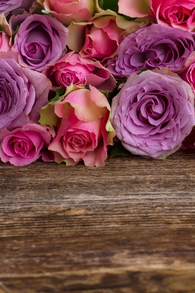 Bouquet of fresh roses — Stock Photo, Image