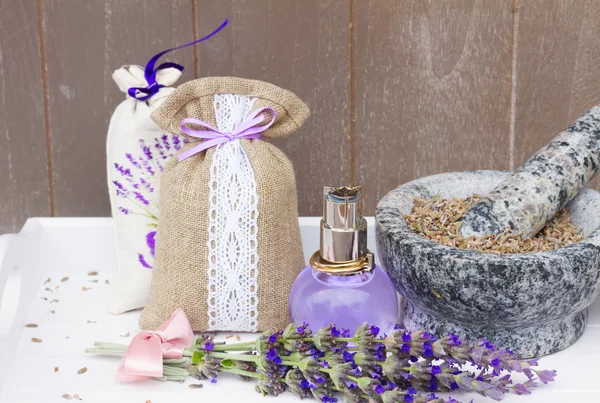 Lavender flowers spa — Stock fotografie