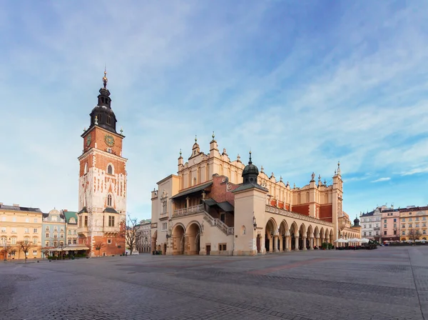 Tržního náměstí v Krakově, Polsko — Stock fotografie