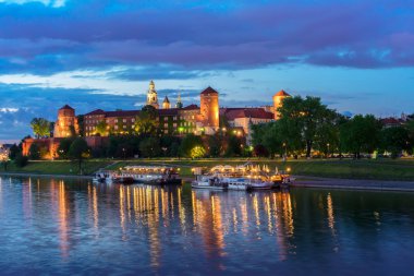 Wawel hill, Krakow, Polonya