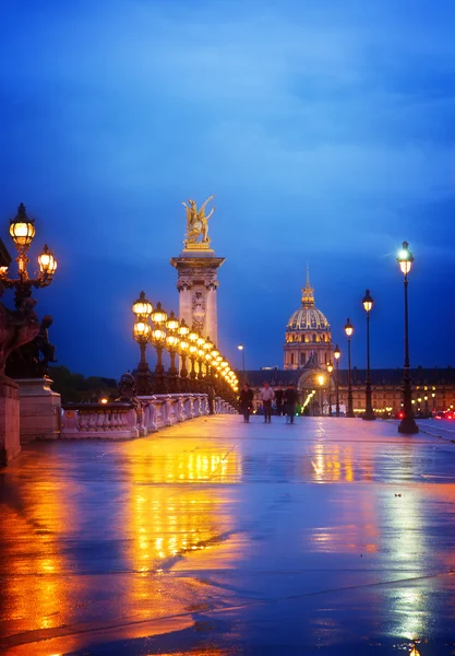橋のアレクサンドル 3 世、パリ、フランス — ストック写真