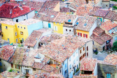 Moustiers-Sainte-Marie, Fransa, Provence.