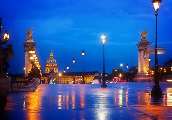 Alexandre III Bridge, Parigi, Francia — Foto Stock