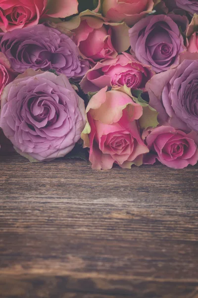 Bouquet of fresh roses — Stock Photo, Image