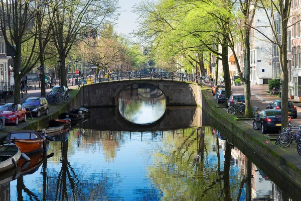 Híd, Amszterdam, Hollandia — Stock Fotó