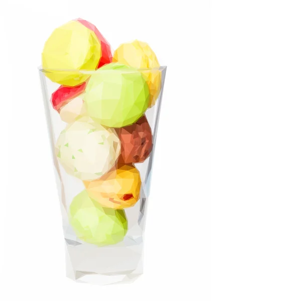 Macarons en verre — Image vectorielle