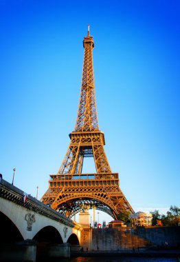 Eyfel tour ve seine, Fransa
