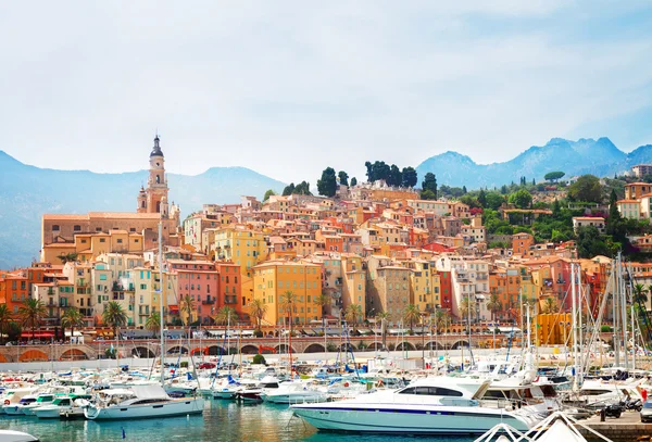 Menton terraplén, Francia — Foto de Stock