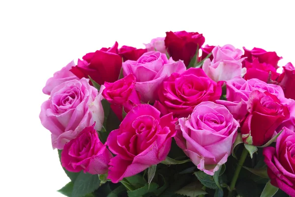 Bouquet of fresh pink roses — Stock Photo, Image