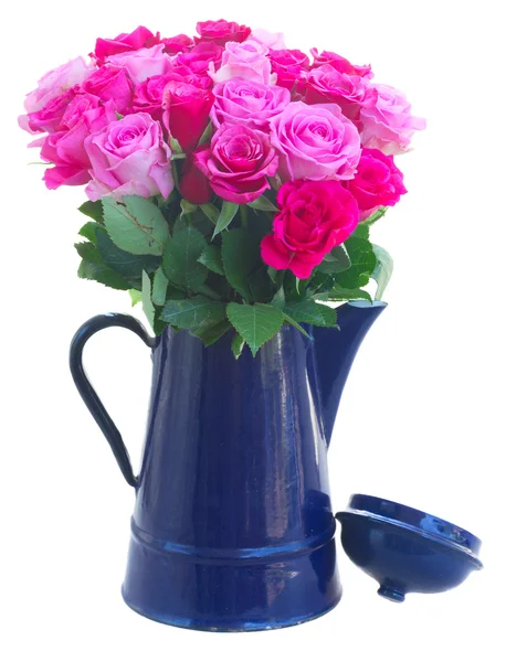 Bouquet of fresh pink roses — Stock Photo, Image