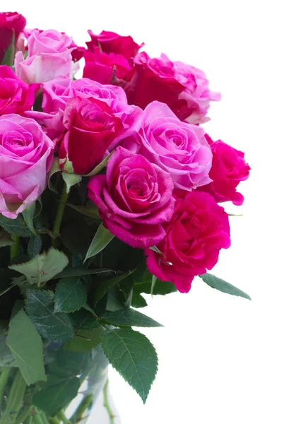 Strauß frischer rosa Rosen — Stockfoto