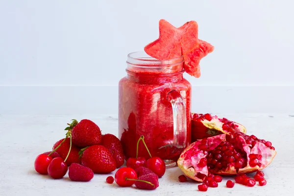 Fresh smoothy red drink — Stock Photo, Image