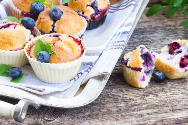 Pasteles con arándanos —  Fotos de Stock