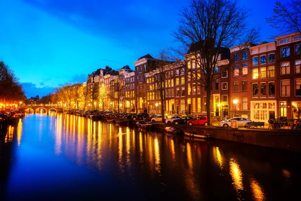 Houses of Amsterdam, Netherlands — Stock Photo, Image