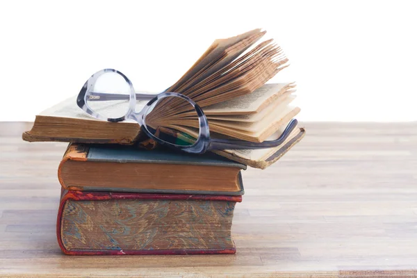 Books and glasses — Stock Photo, Image