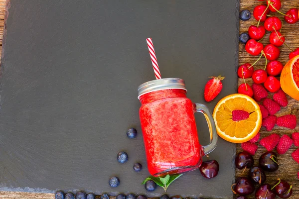 Fresh smoothy red drink — Stock Photo, Image