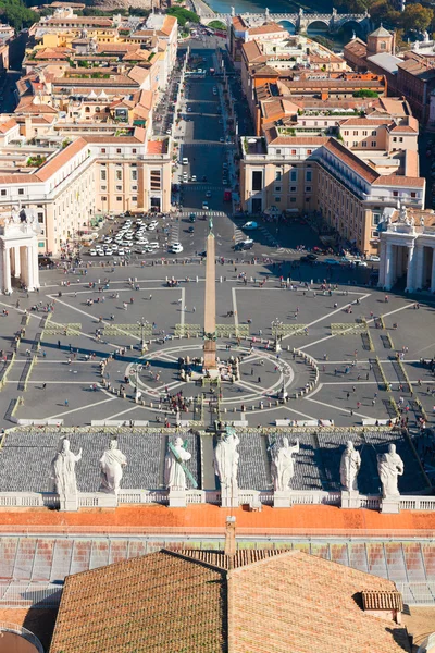 Saint Peters Square, Vatican, Rome, Italy — Stock Photo, Image