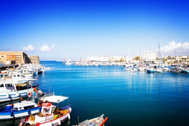heraklion, Girit, Yunanistan'ın eski liman