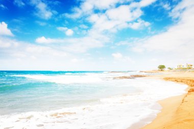 Malia beach, crete, Yunanistan