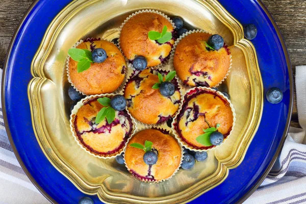 Yaban mersini ile cupcakes