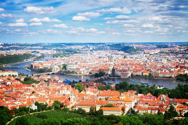 Prague from above — Stock Photo, Image