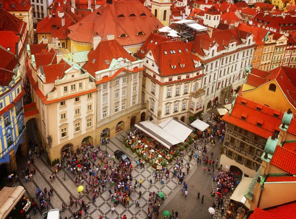 Place du marché dans la vieille ville de Prague — Photo