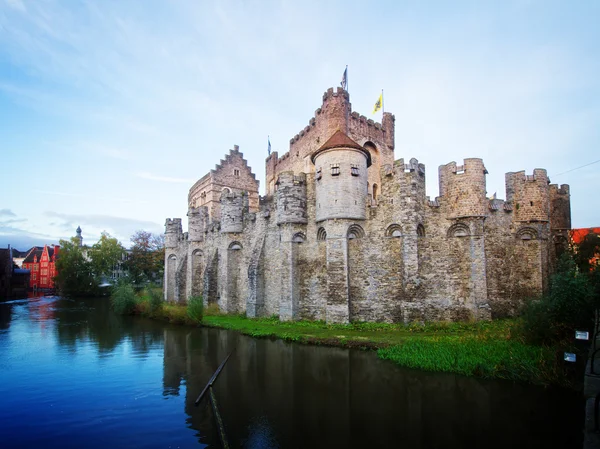 Starý hrad gravensteen, Gent — Stock fotografie