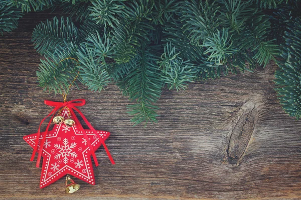 Christmas fresh evergreen tree branches — Stock Photo, Image