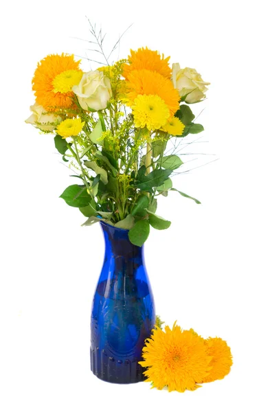 Yellow fall bouquet — Stock Photo, Image