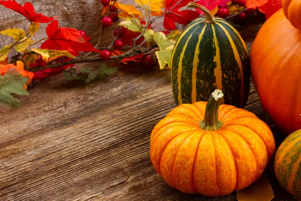 Pumpkin on table — Stock Photo, Image