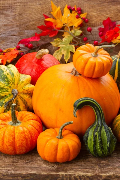 Pumpkin on table — Stock Photo, Image