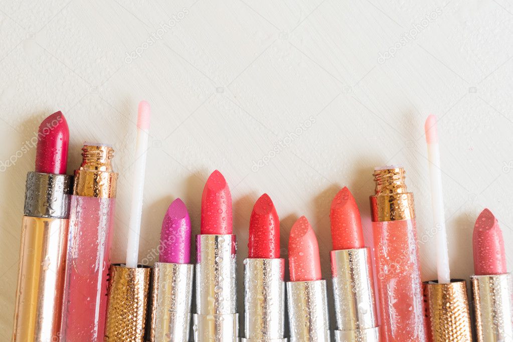 Collection of lipsticks